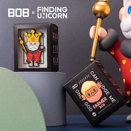 【Lemonade】現貨-BOB珍藏系列徽章 盲盒 盒玩 盲抽 尋找獨角獸 FARMER BOB