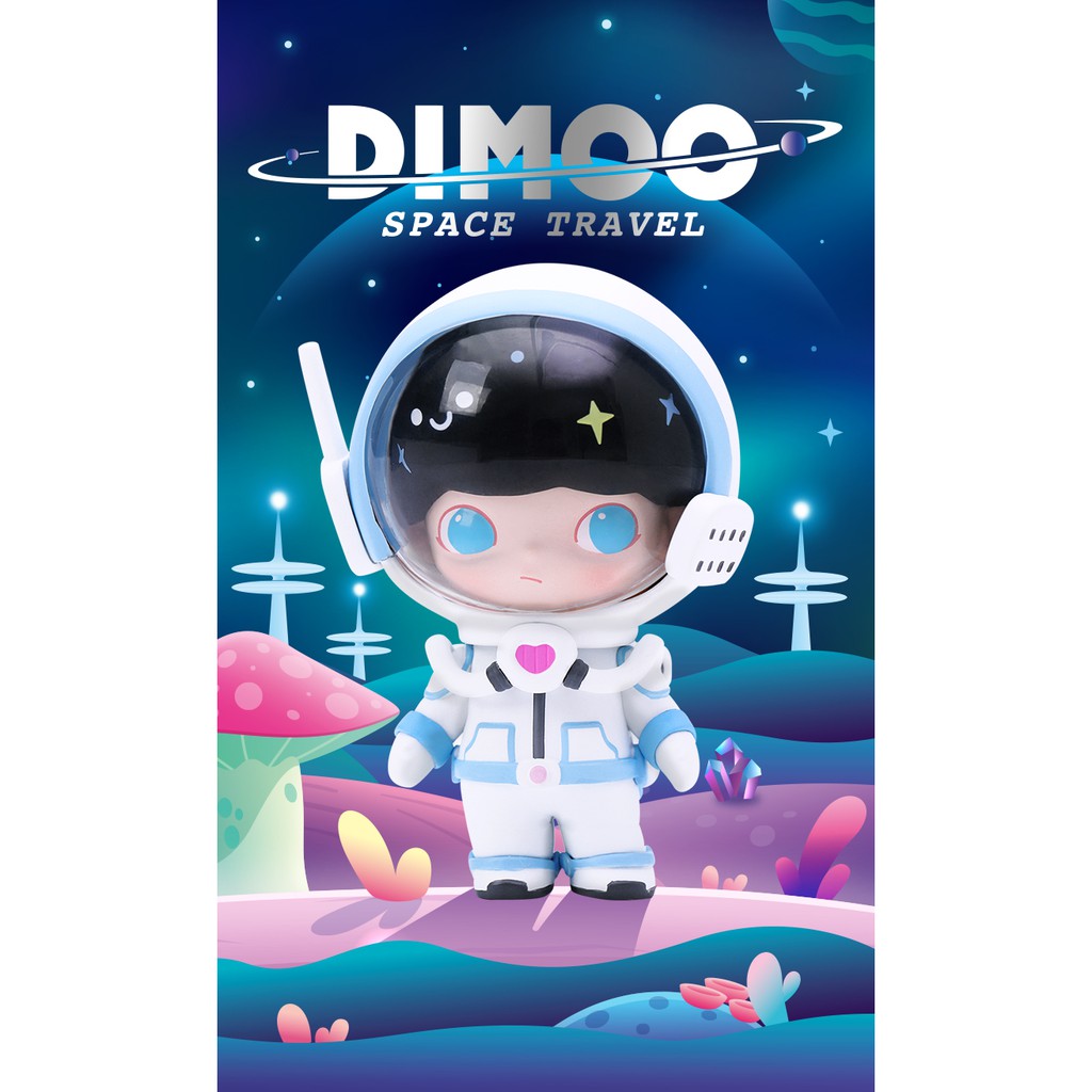 【Lemonade】現貨-DIMOO太空旅行系列盲盒 盒玩 盲抽 公仔 玩具 泡泡瑪特 隨機盲抽款
