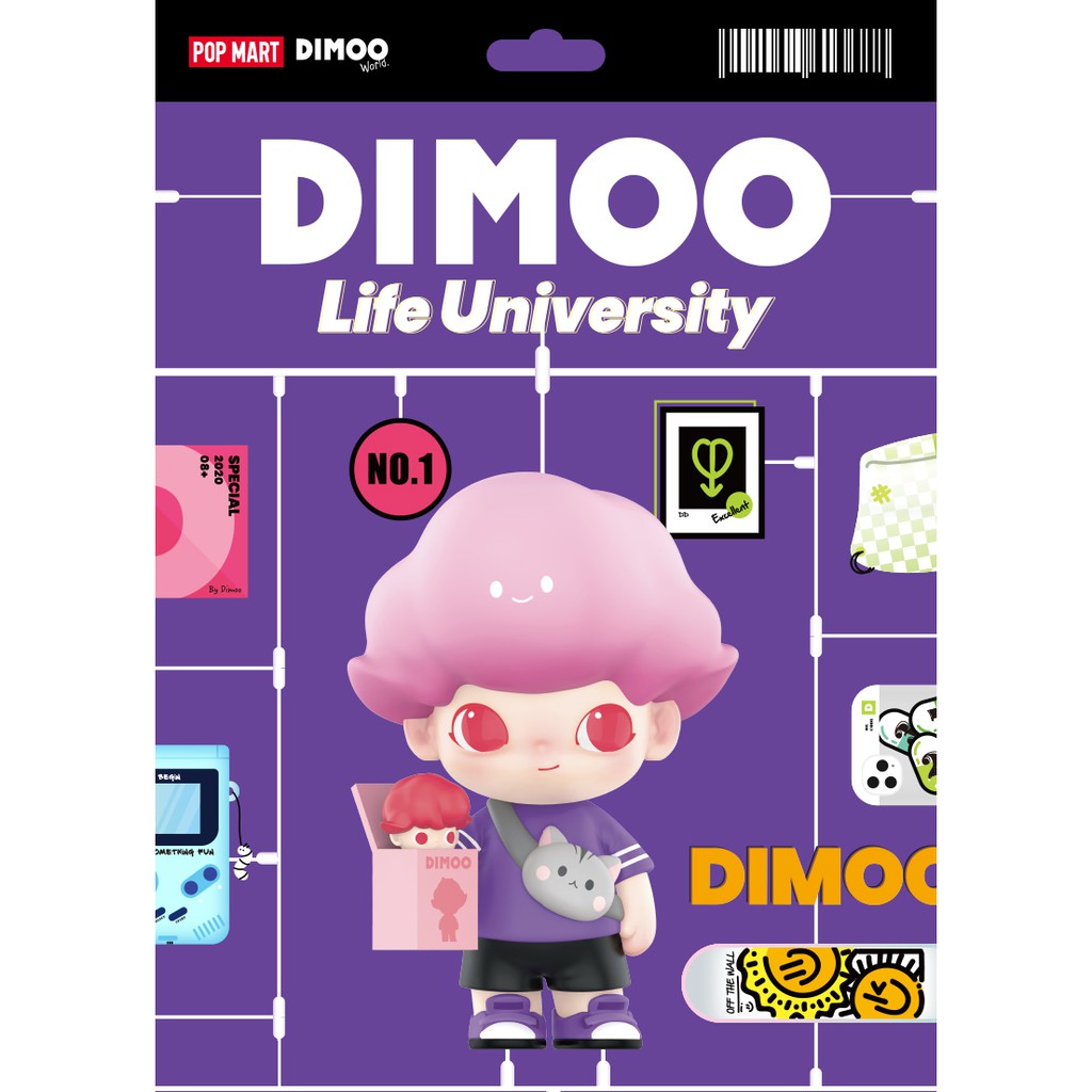 【Lemonade】現貨-DIMOO社會大學系列盲盒 盒玩 盲抽 公仔 玩具 泡泡瑪特 POPMART 隨機盲抽款