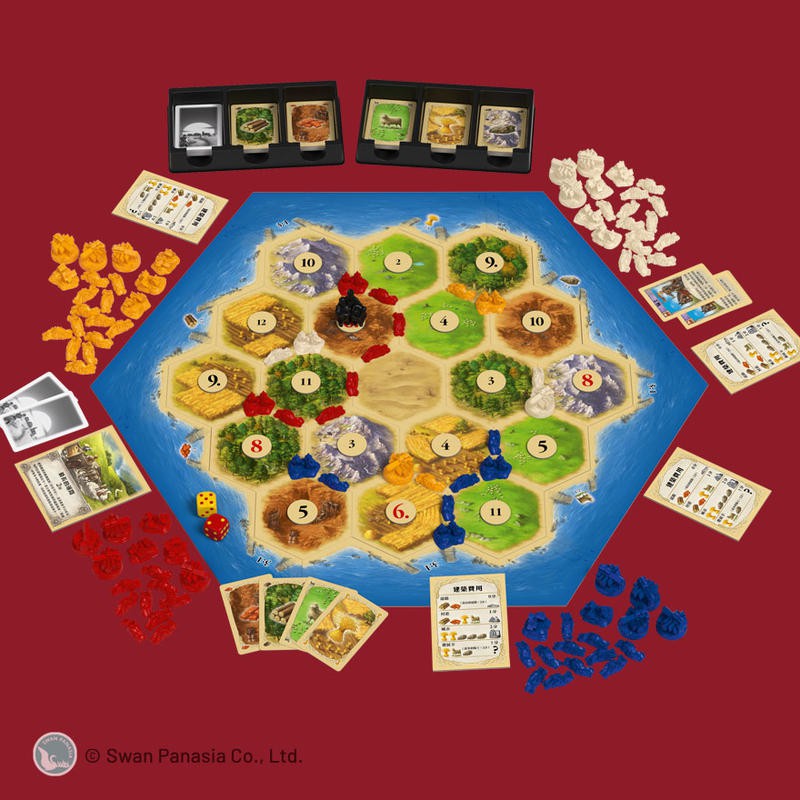 卡坦島大盒版 2019 CATAN BIG BOX 繁體中文版 高雄龐奇桌遊