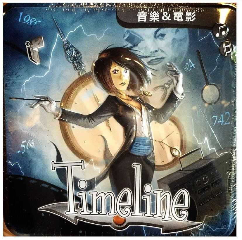 時間線 音樂與電影 Timeline:Music&Cinema 繁體中文版 高雄龐奇桌遊