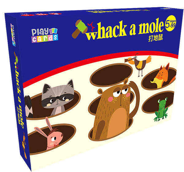 打地鼠 whack a mole 繁體中文版 5歲以上 高雄龐奇桌遊