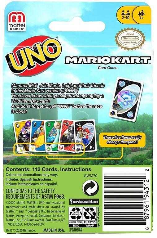 UNO 瑪利歐賽車 UNO Mario Kart 高雄龐奇桌遊