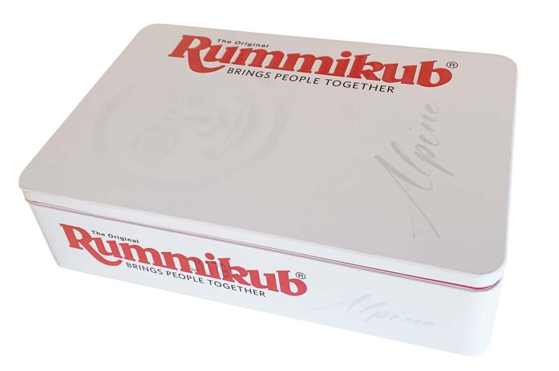 拉密外出型鐵盒新版 Rummikub Alpine 附中文說明書 高雄龐奇桌遊