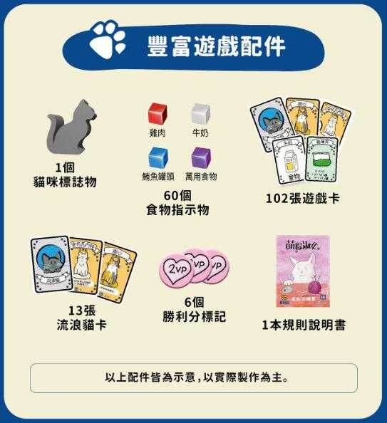 萌貓淑女 cat lady 一款體驗養貓樂趣的卡牌遊戲 繁體中文版 高雄龐奇桌遊