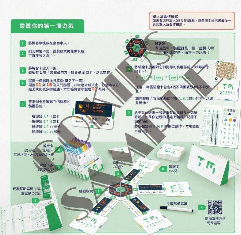 圖靈解密 Turing Machine 繁體中文版 高雄龐奇桌遊