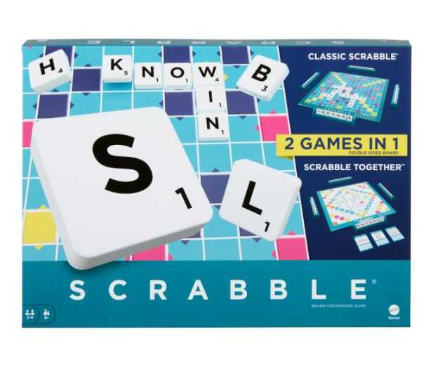 英文拼字遊戲 Scrabble 2024新美術版本 英文拼字桌遊 高雄龐奇桌遊