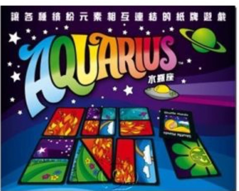 水瓶座 Aquarius 繁體中文版 高雄龐奇桌遊