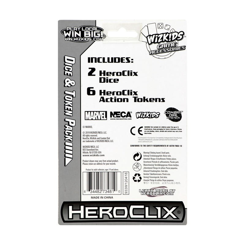 反轉英雄 復仇者黑豹光明會 系列骰子與指示物組 HEROCLIX 高雄龐奇桌遊