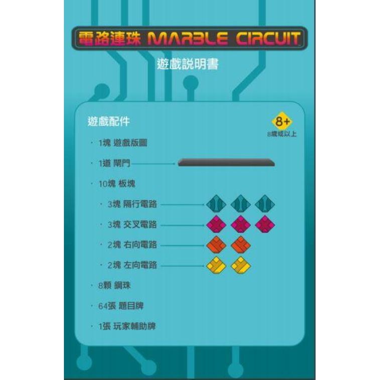 電路連珠 Marble Circuit 繁體中文版 高雄龐奇桌遊