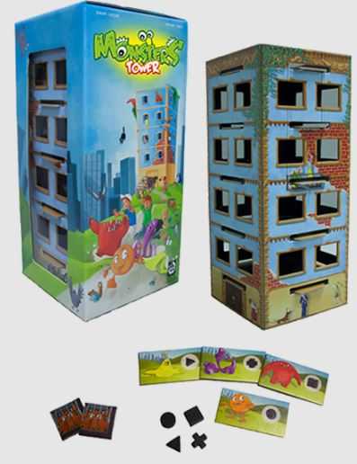 怪獸高塔 Monsters Tower 繁體中文版 高雄龐奇桌遊