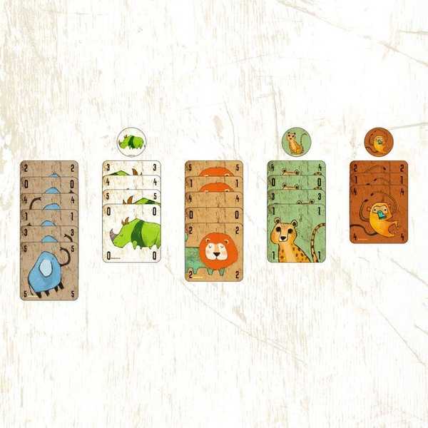 非洲之旅紙牌版 WILDLIFE SAFARI CARD GAME 繁體中文版 高雄龐奇桌遊