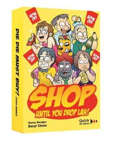 瞎拚袋禍日 Shop Until You Drop Lah 英文版附中文說明書 高雄龐奇桌遊