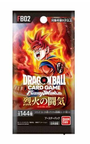 七龍珠超 集換式卡牌 補充盒 第二彈 烈火鬥氣 FB-02 TCG DRAGON BALL 高雄龐奇桌遊