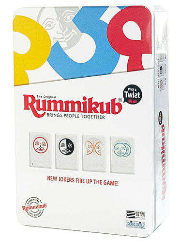 拉密變臉外出型鐵盒版 Rummikub Twist Tin Mini 高雄龐奇桌遊