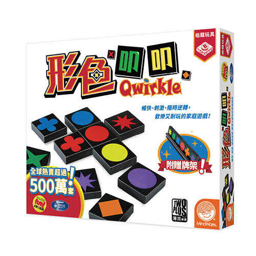 形色叩叩 qwirkle 繁體中文版 原木形色棋 高雄龐奇桌遊