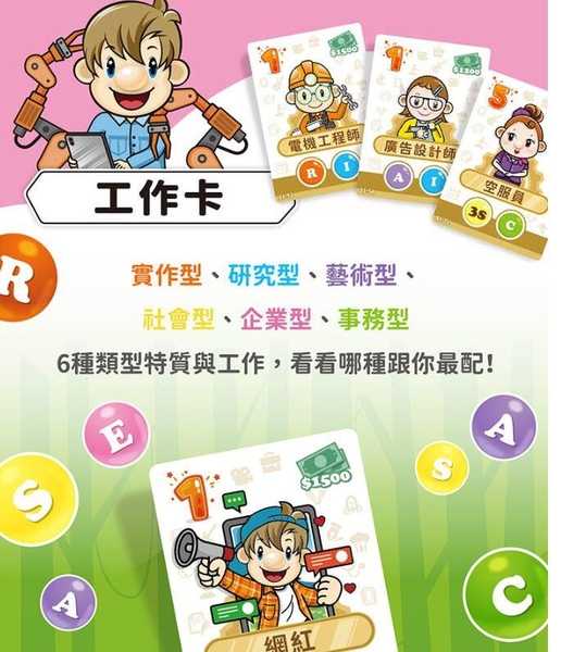 大富翁 職業之旅 繁體中文版 高雄龐奇桌遊