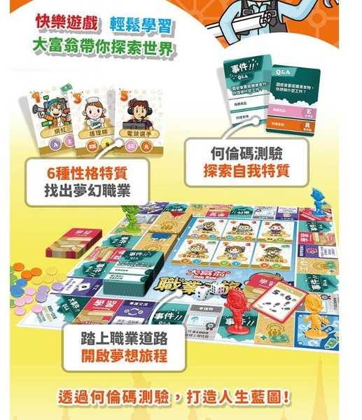 大富翁 職業之旅 繁體中文版 高雄龐奇桌遊