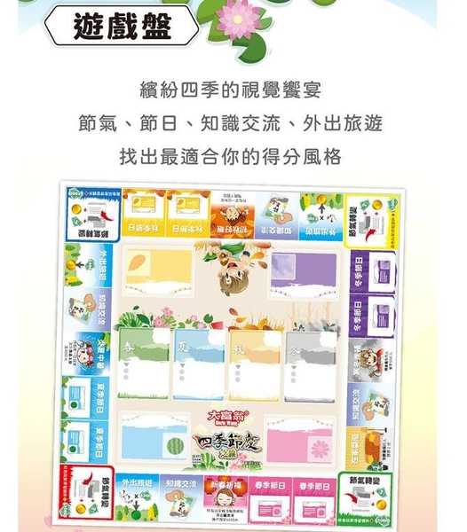 大富翁 四季節慶之旅 繁體中文版 高雄龐奇桌遊