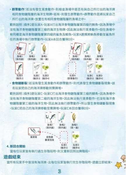 海洋大驚奇 食物鏈教育桌遊 Amazing Ocean Food Chain 繁體中文版 高雄龐奇桌遊