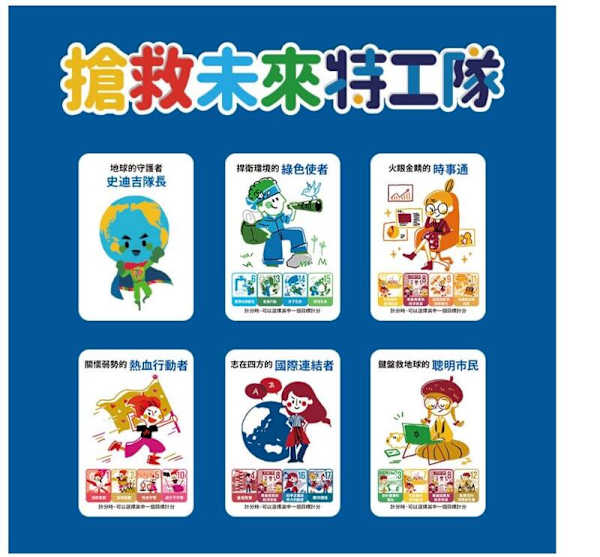 搶救未來特工隊 啟動SDGs全球永續冒險 繁體中文版 SDGS桌遊 高雄龐奇桌遊