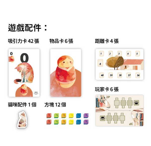 與貓的距離 Cat between us 繁體中文版 高雄龐奇桌遊