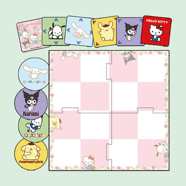 三麗鷗翻翻樂 SANRIO CHARACTERS PITTER PATTER FLIPPER 繁中版 高雄龐奇桌遊