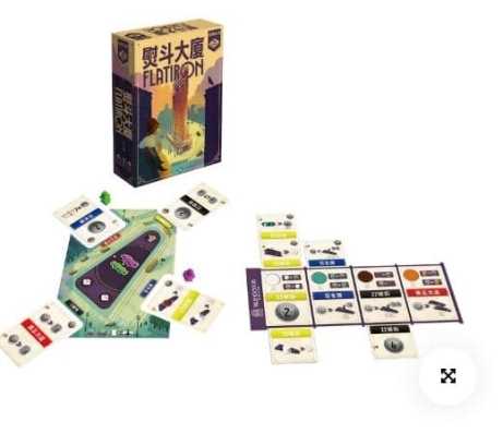 熨斗大廈 flatiron 繁體中文版 高雄龐奇桌遊