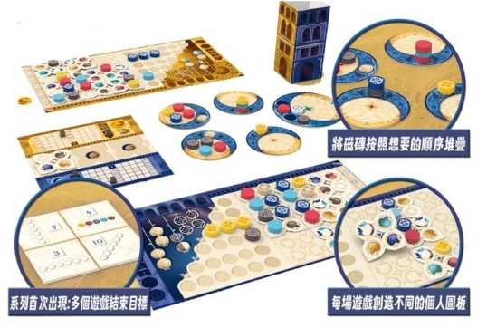 花磚密語 對決 Azul Duel 繁體中文版 高雄龐奇桌遊