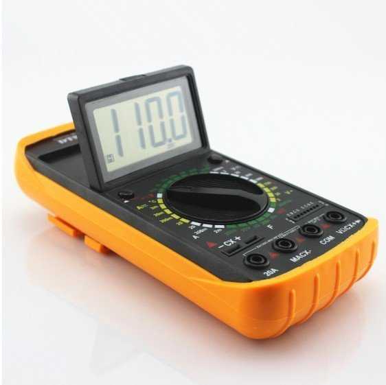 DT-9208A 手持式數字電錶 電子式數位式 三用 電壓電阻電子式三用電錶【森森機具】