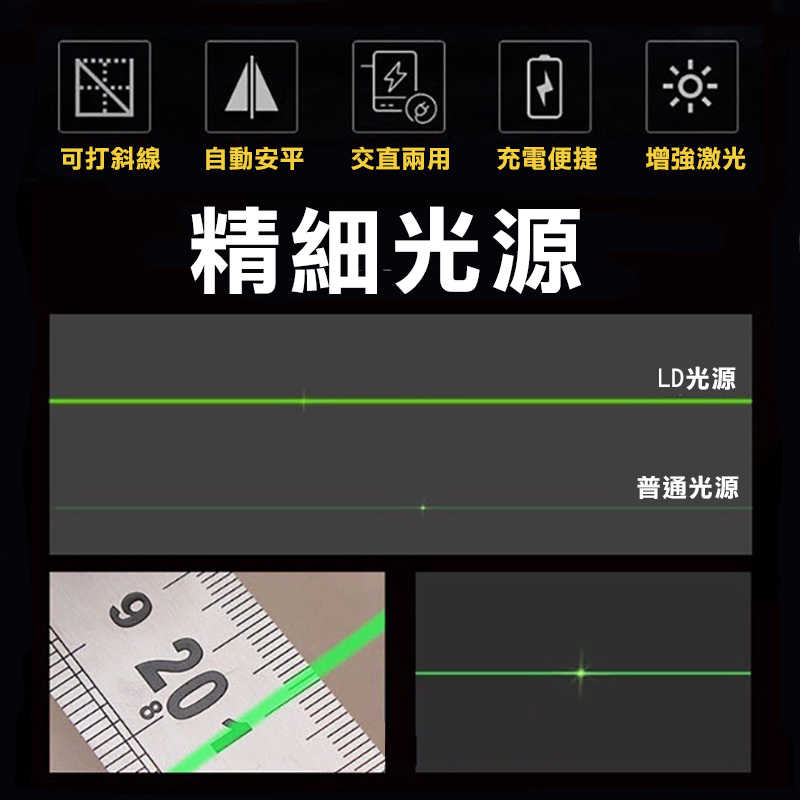 台灣保固 激光水平儀 戶外雷射水平儀 綠光水平儀 3線/5線 超強綠光LD雷射 紅外線 室內/室外通用 強光 森森機具