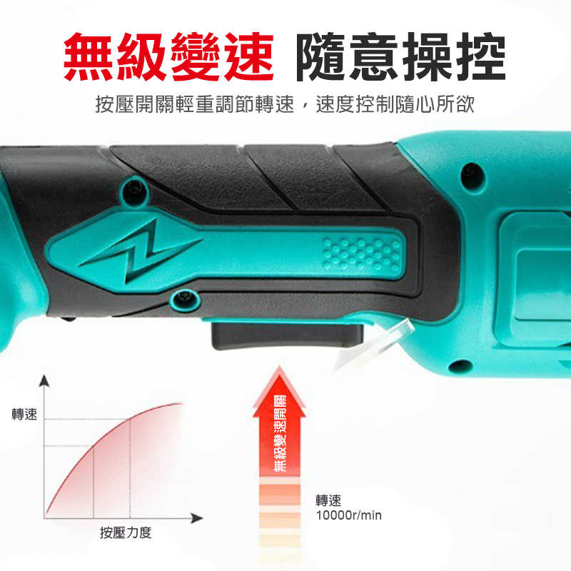 砂輪機 角磨機 牧田電池通用 無刷 砂輪機機 磨光 通用牧田18伏電池角磨機【森森機具】