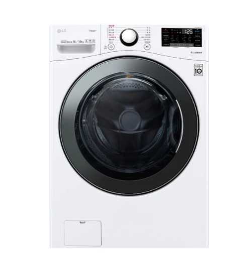 東洋電器行(請議價) LG WiFi滾筒洗衣機(蒸洗脫烘)WD-S18VBD 冰磁白 / 18公斤