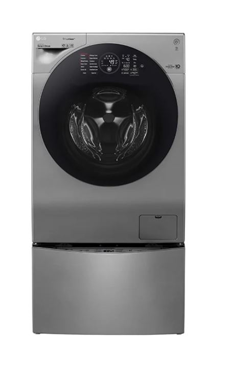 [桂安電器]免運+安裝 LG WD-S12GV TWINWASH雙能洗極窄美型版(蒸洗脫烘)