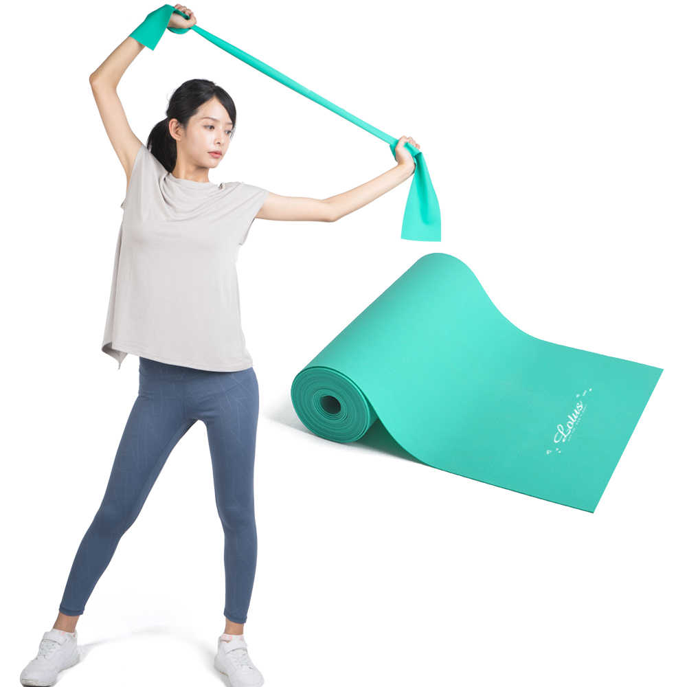 Lotus 台灣製雙面3D立體止滑紋低過敏性瑜珈伸展帶
