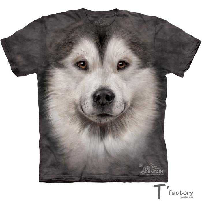 【T'factory】100%美國進口T恤【The Mountain】現貨 S/L號 阿拉斯加雪橇犬短袖Tee