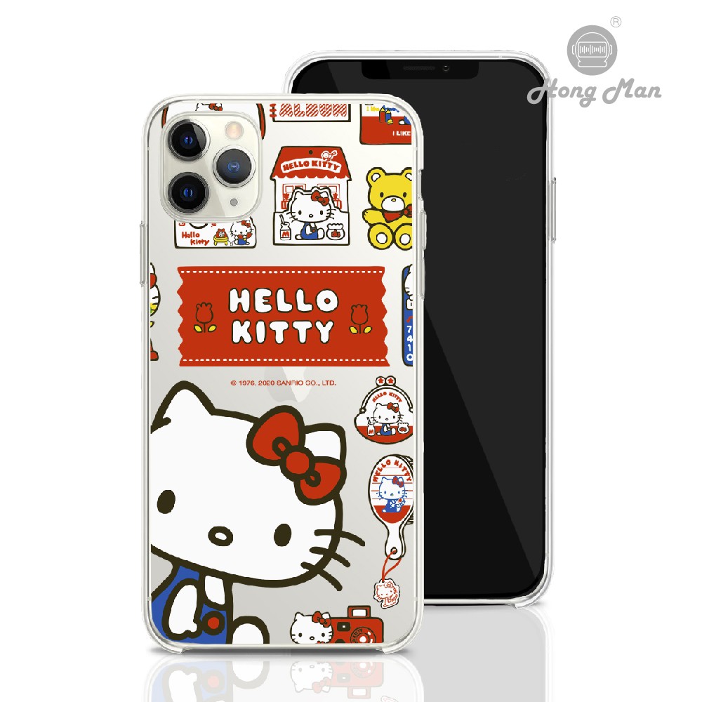【新品上市】三麗鷗系列 iPhone手機殼套裝組 Hello Kitty 保護貼+貼膜神器 9H滿版鋼化保護貼 HelloKitty百寶箱 IPhone11 Pro Max