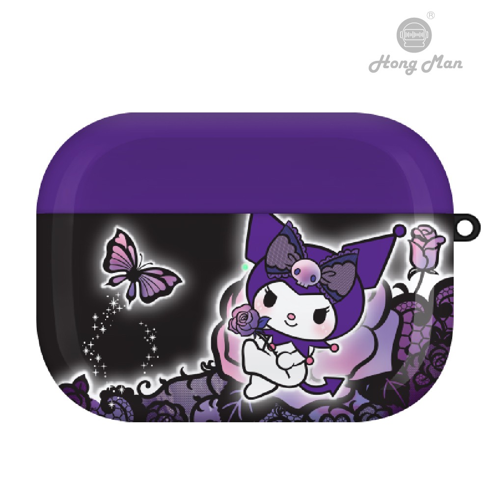 【Hong Man】三麗鷗 系列 酷洛米 AirPod 保護套 神秘紫蝶
