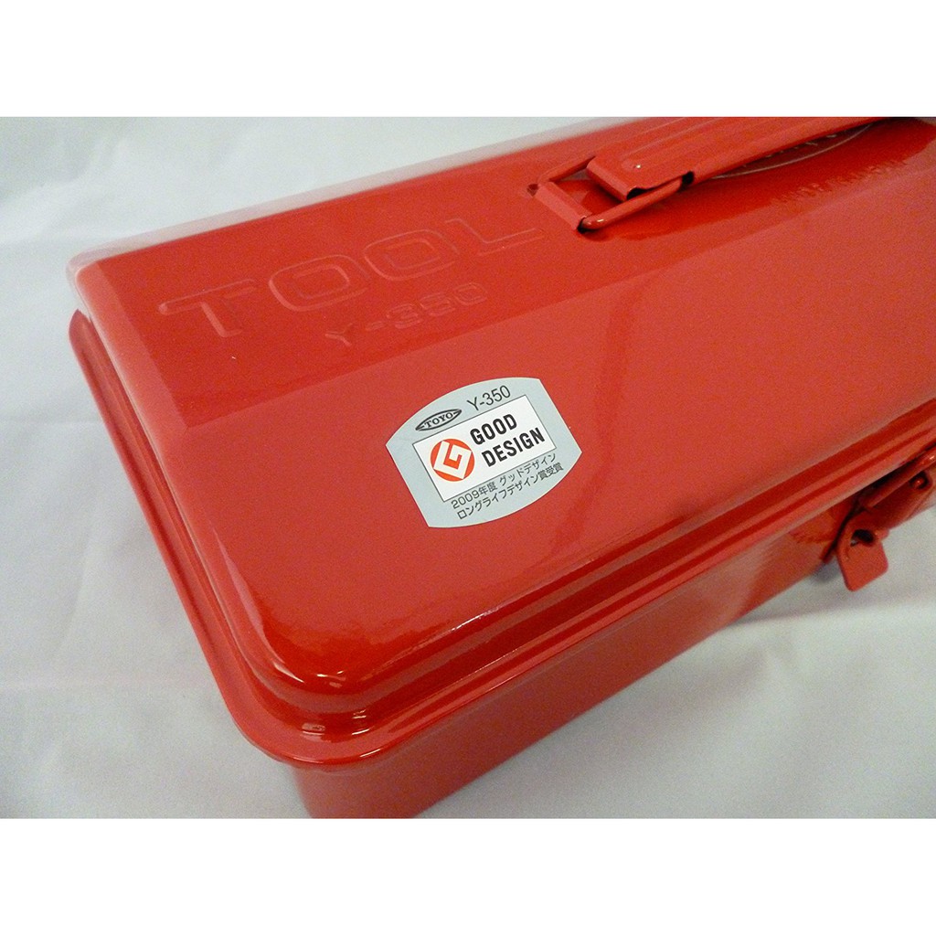 TOYO Y-350R  提把山型工具箱 36CM 紅  零件箱 日本製 日本製  鐵箱【露戰隊】