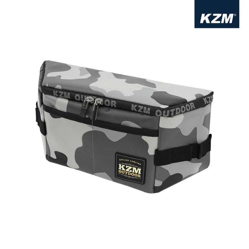 KAZMI KZM 多功能防水置物包(迷彩)(黑色)椅子置物包 側背包 防水置物包 釣魚 露營【露戰隊】 黑色