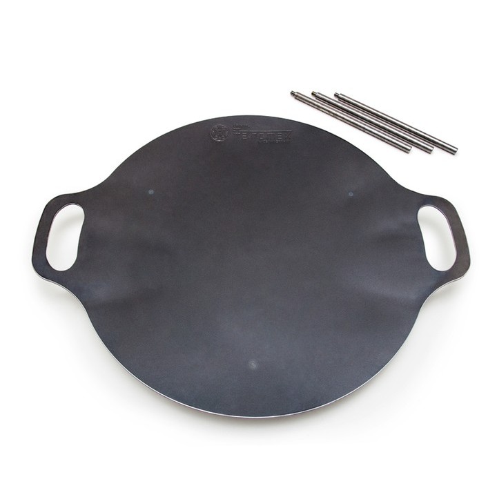 Petromax 鍛鐵燒烤盤 38/48/56cm 烤盤 野炊 焚火台 燒烤 鐵盤【露戰隊】 56cm
