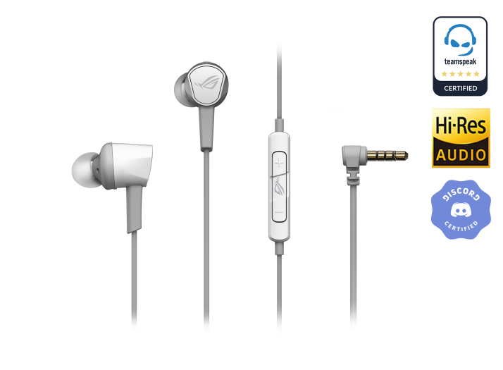 【高飛網通】ASUS 華碩 ROG CETRA II CORE moonlight 電競耳機(月光白) 原廠公司貨