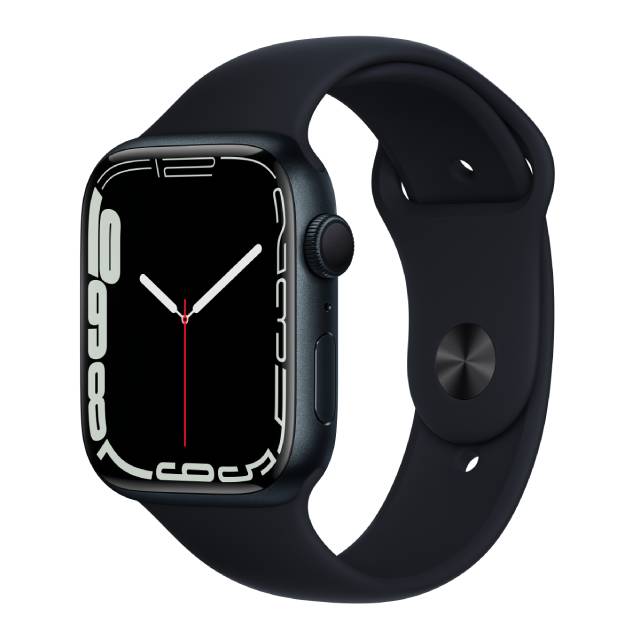 輪播商品：Apple Watch S7 GPS, 45mm 鋁金屬錶殼運動型錶帶