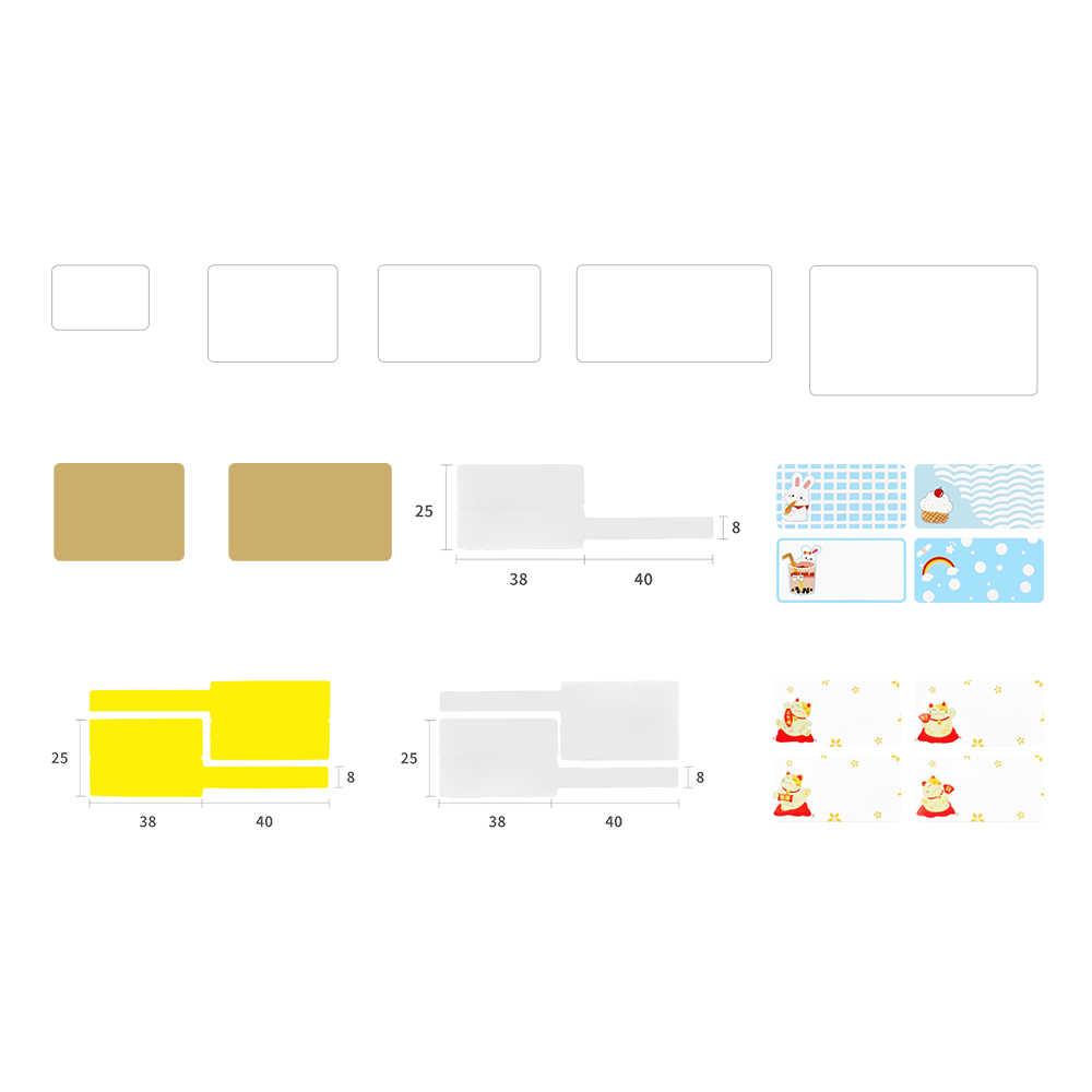 【小婷電腦】IS愛思 IS-BS03 四防熱感應透明/彩色/纜線標籤貼紙 副廠(B22/B23/B23S/B23PLUS