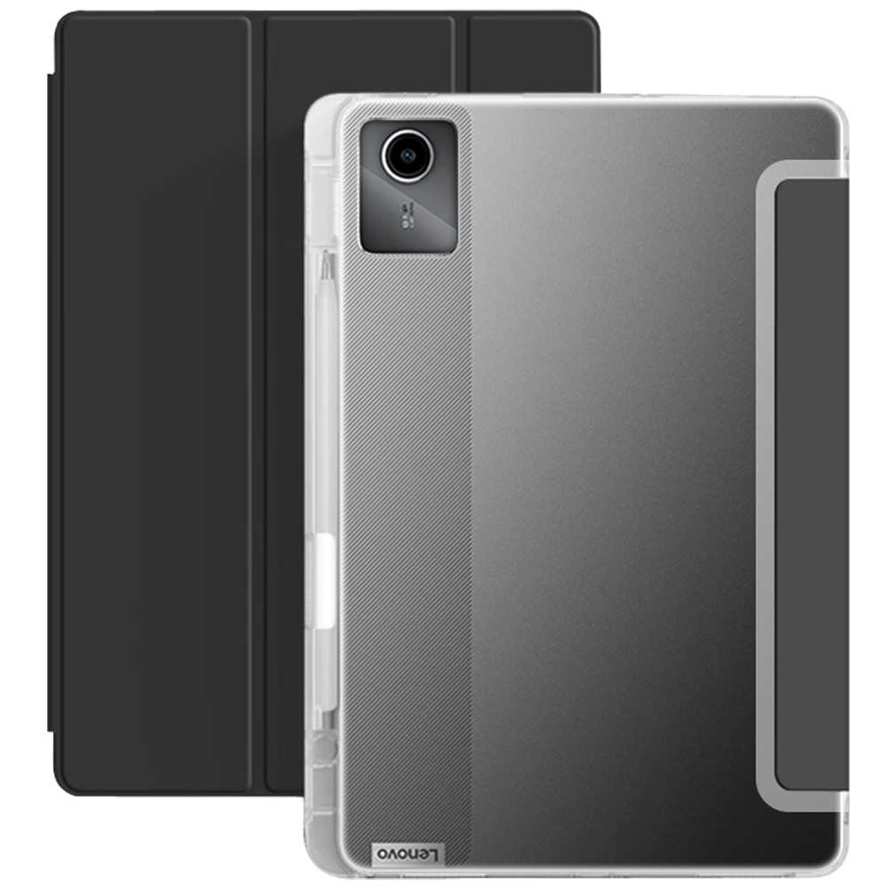 【小婷電腦】Lenovo聯想小新Pad 2024 (TB331FC) 11吋平板電腦專用 帶筆槽防摔透明氣囊軟殼翻蓋可立