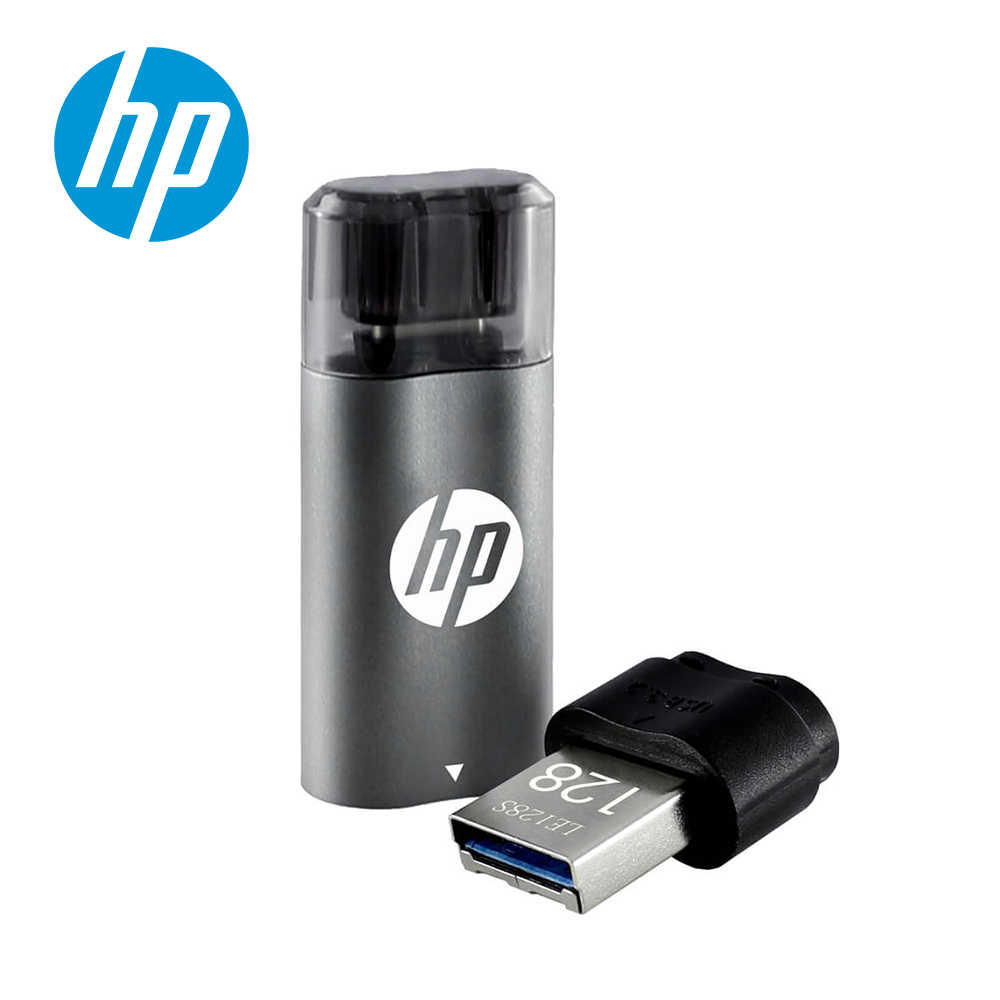 【HP】128GB USB3.2 Type-C 雙頭金屬隨身碟(公司貨)