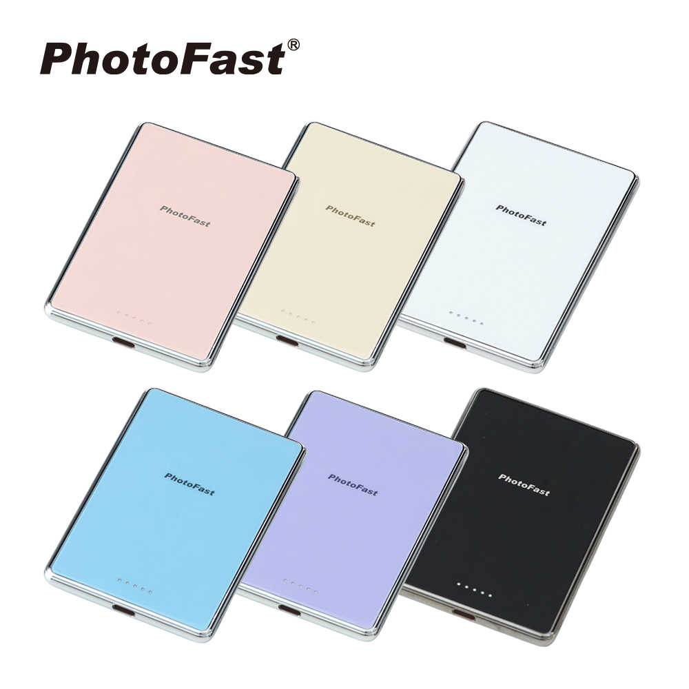 【Photofast】Mag Slim Qi2 超薄磁吸無線充電行動電源 5000mAh (Magsafe/快充)