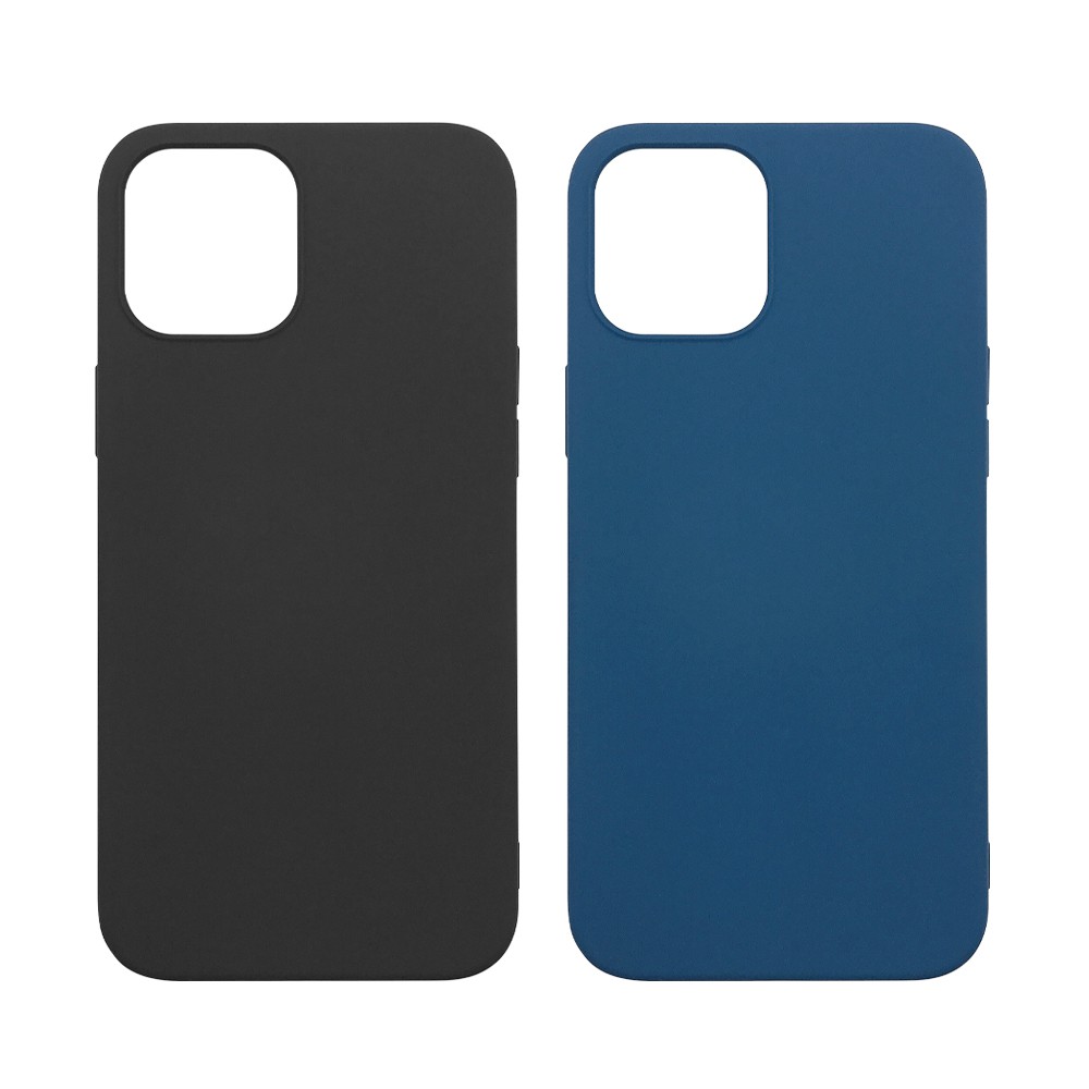 iPhone 12 Pro Max 【親膚液態矽膠】手機保護殼 藍色
