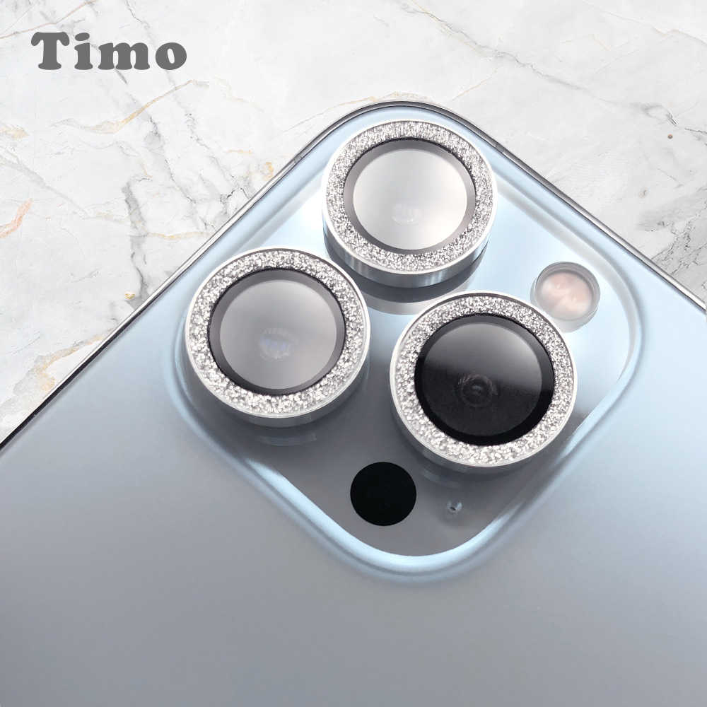 【Timo】iPhone 13 Pro /iPhone 13 Pro Max 鏡頭專用 星塵閃鑽保護貼