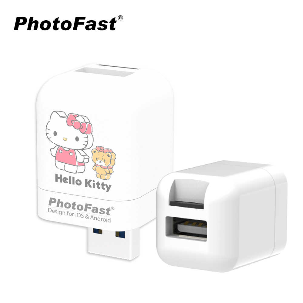 【Photofast】HELLO KITTY PhotoCube 手機備份方塊(iOS蘋果/安卓通用版)